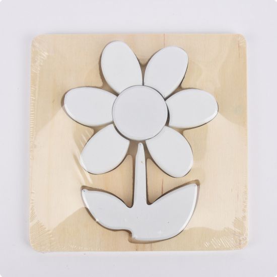 Puzzle blanc 8 piese - Flower
