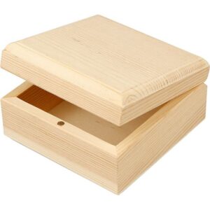Cutie din lemn, 9 cm