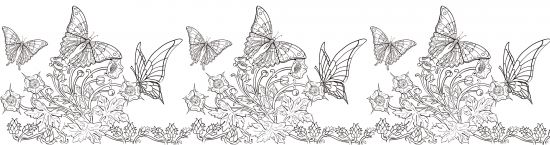 Banda adeziva din hartie de orez - Butterfly