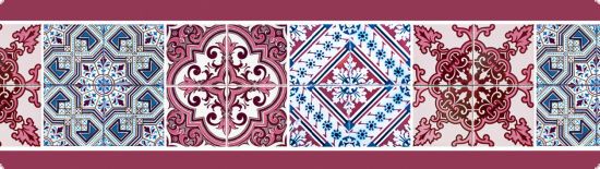 Banda adeziva din hartie de orez - Tile 02