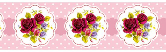 Banda adeziva din hartie de orez - Roses