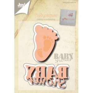 Set 2 matrite Cutting & Embossing - Baby Shower and Baby Feet