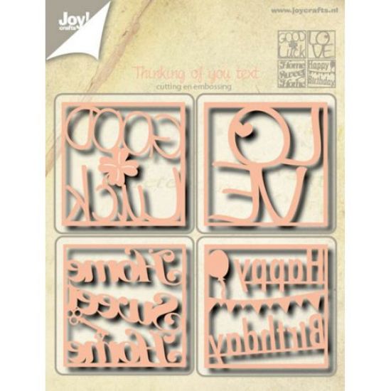 Set 4 matrite Cutting & Embossing - Thinking of you
