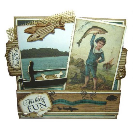Set 4 matrite Cutting & Embossing - Fish