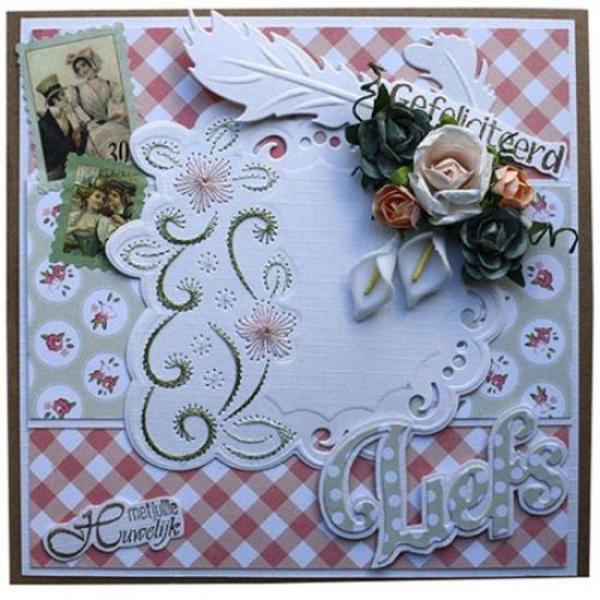 Set 2 matrite Cutting & Embossing - Feathers 2
