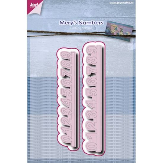 Set 2 matrite Cutting stencil - Numbers