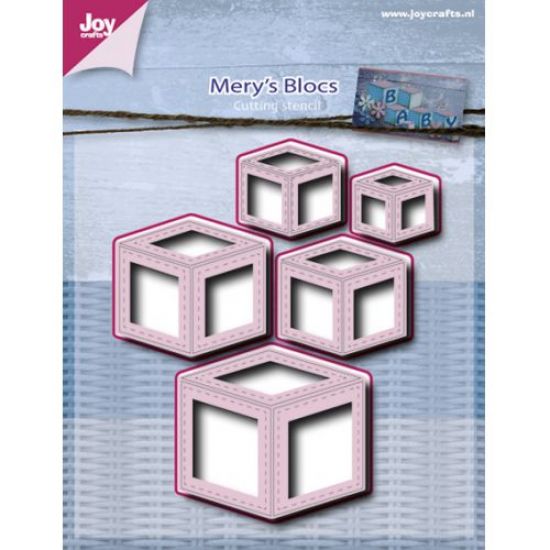 Set 5 matrite Cutting stencil - Blocks