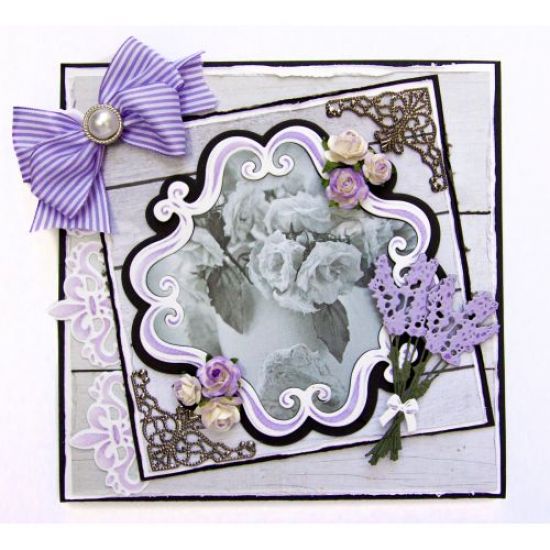 Set 2 matrite Cutting & Embossing - Lavender and Bow