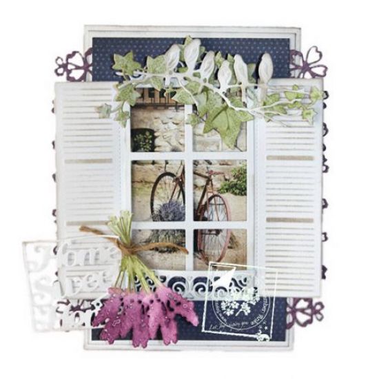 Set 2 matrite Cutting & Embossing - Lavender and Bow