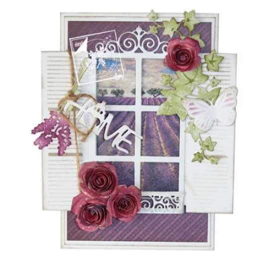 Set 2 matrite Cutting & Embossing - Lavender and Bow