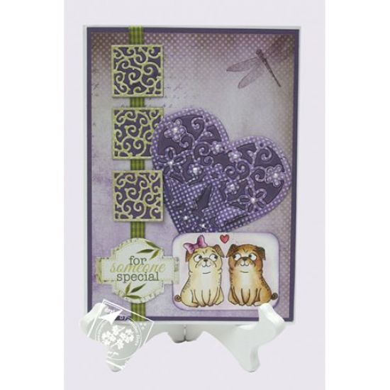 Matrita Cutting & Embossing - Heart with flowers & butterfly