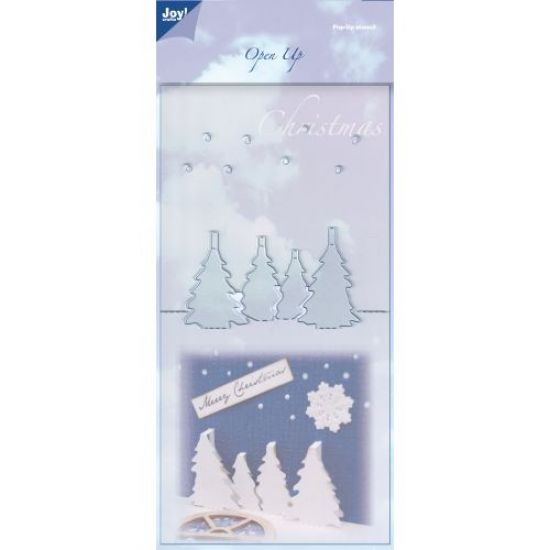 Matrita Lin & Lene Open-up - Christmas pine trees