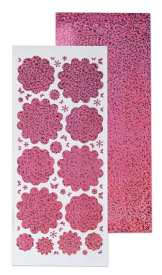 Coala stickere Nested Flowers Peel Offs - Diamond Pink