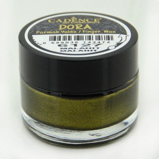 Vopsea pe baza de apa - Dora Finger Wax 20 ml - Malahit