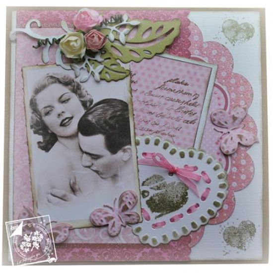 Set 19 stampile din silicon - Sending Love