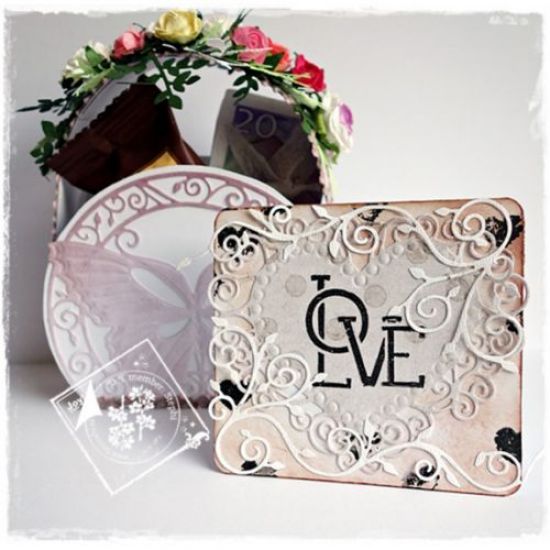 Set 19 stampile din silicon - Sending Love