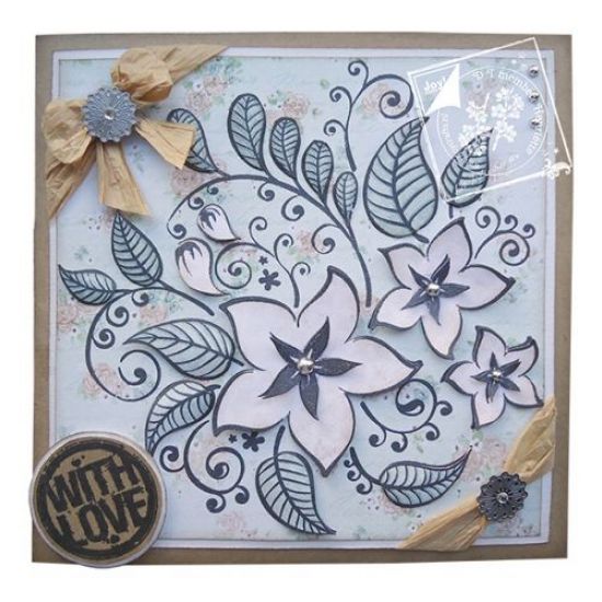 Set 19 stampile din silicon - Sending Love