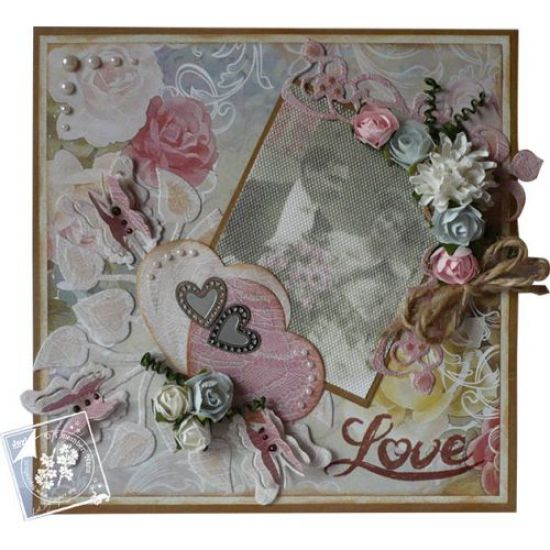 Set 19 stampile din silicon - Sending Love