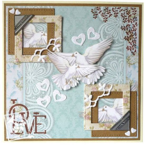 Set 19 stampile din silicon - Sending Love