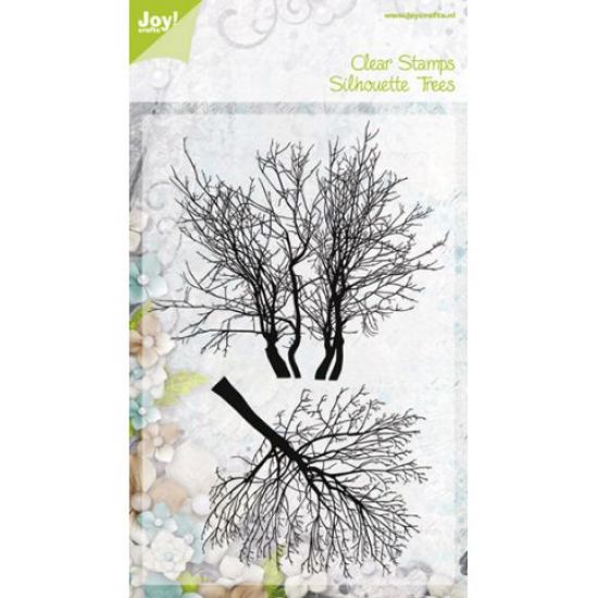 Set 2 stampile din silicon - Trees