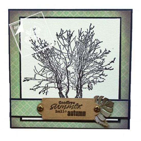 Set 2 stampile din silicon - Trees