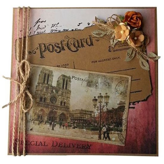 Set 26 stampile - Postcard