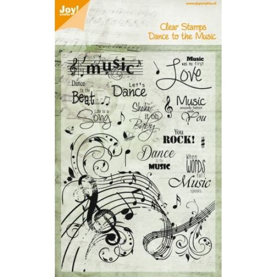Set 18 stampile - Dance to the Music