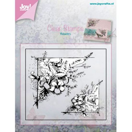 Set 2 stampile din silicon - Flowers Corners