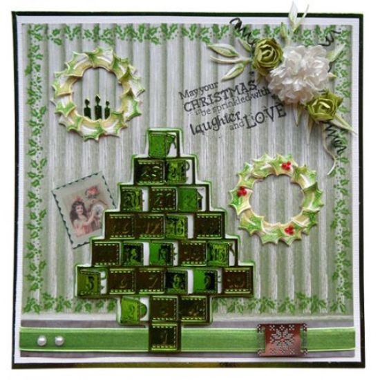 Set 10 stampile - Wreaths