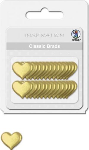 Set 26 agrafe ornamentale - Hearts Gold