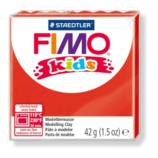 Pasta de modelaj Fimo Kids 42 g - Rosu