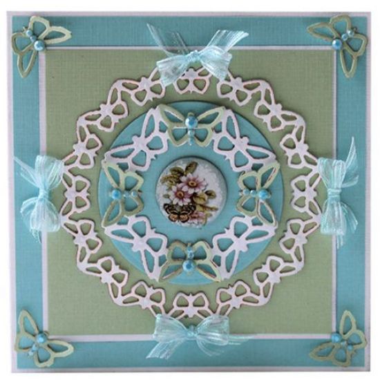 Set 24 coli carton A5 structura verde menta - imitatie tesatura stearsa