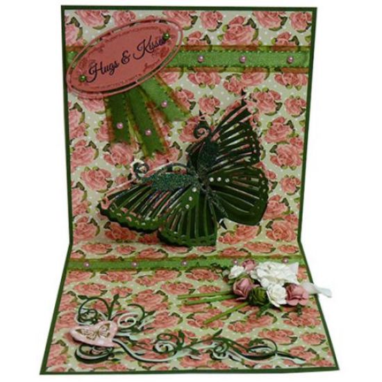 Set 24 coli carton A5 structura verde menta - imitatie tesatura stearsa