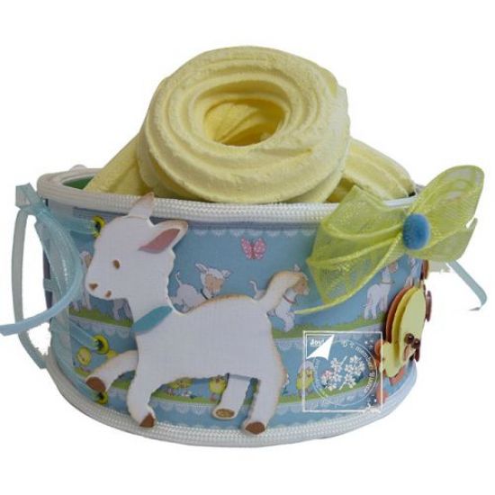 Set 24 coli carton A5 structura galben - imitatie tesatura stearsa