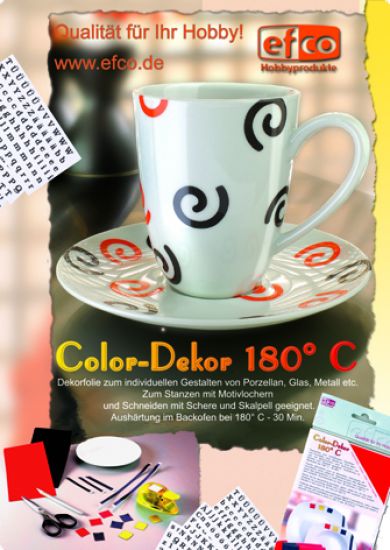 Set 4 folii Color-Dekor 180 pentru ceramica - Assorti 3