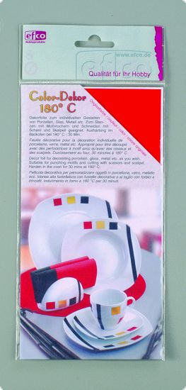 Set 4 folii Color-Dekor 180 pentru ceramica - Assorti 3