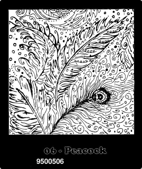 Matrita de amprentat paste polimerice - Peacock