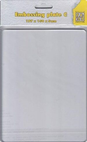Placa A5 rigida 19,7 x 15 cm, grosime 0,4 cm, pentru masini de taiat cu matrite - Transparenta