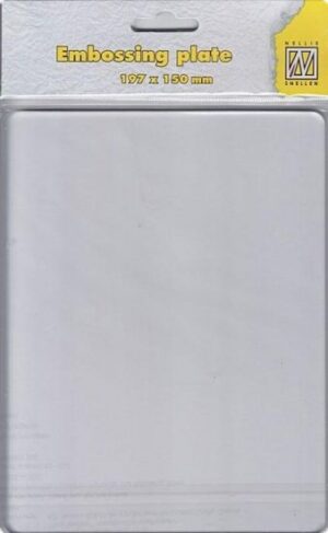 Placa A5 rigida 19,7 x 15 cm, grosime 0,6 cm, pentru masini de taiat cu matrite - Transparenta