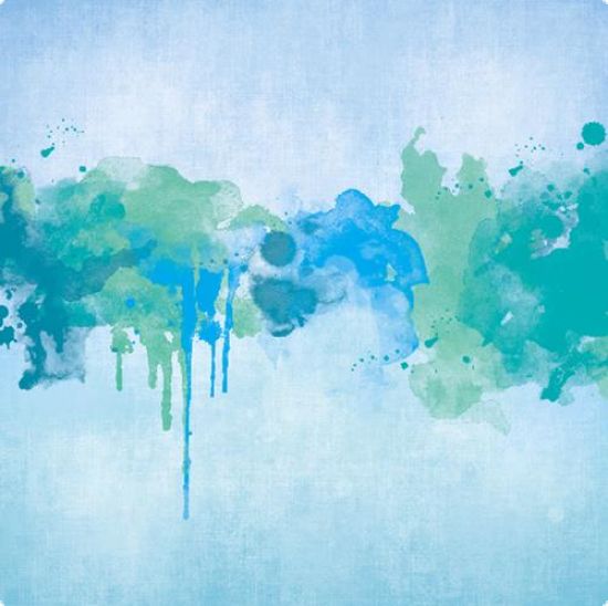 Coala hartie cu 2 fete diferit imprimate, 30,5 x 30,5 cm - Out of the blue - Blue Mood