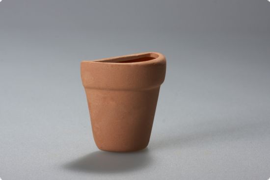 Jumatate de ghiveci ceramic  3,5 / 3,5 cm