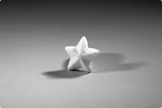 Stea 5 colturi din polistiren, 3,5 cm