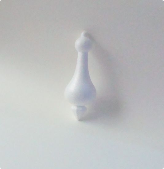 Ornament din polistiren - model globulos, 15 cm