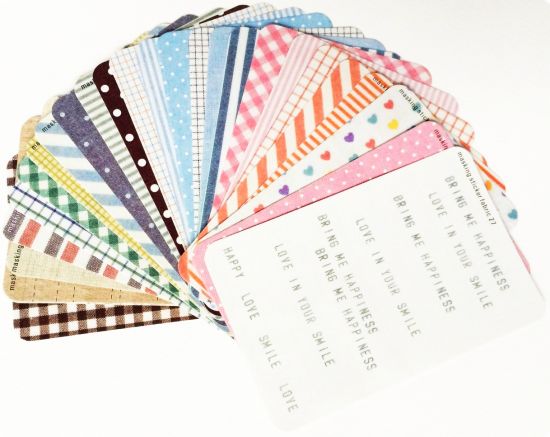 Set 27 coli cu stickere Masking Sticker - Fabric