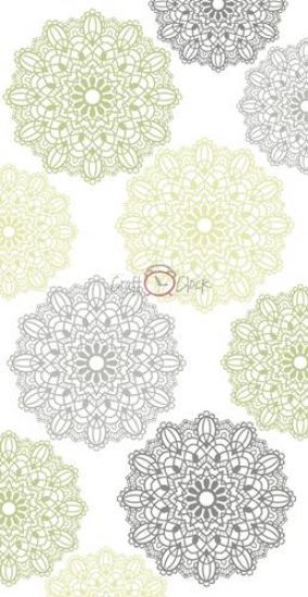 Set 12 coli imprimate - 15,5 x 30,5 cm - Flowers