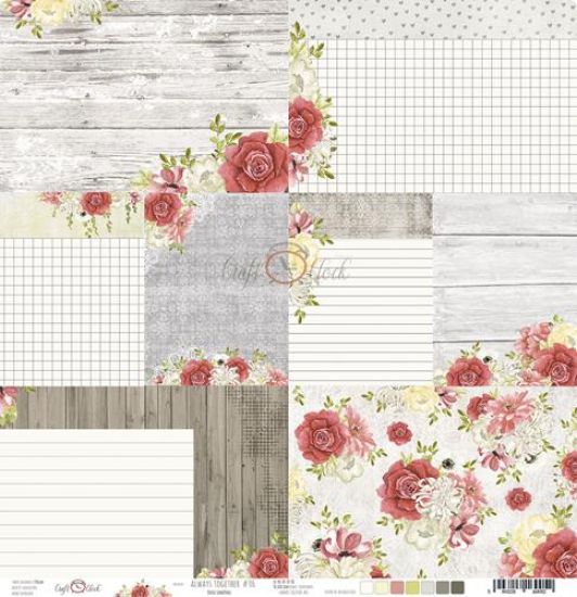 Coala hartie cu 2 fete diferit imprimate, 30,5 x 30,5 cm - Always Together - 06