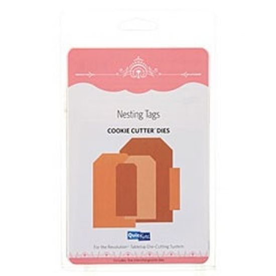 Set 5 matrite Cookie Cutter - Tags 01