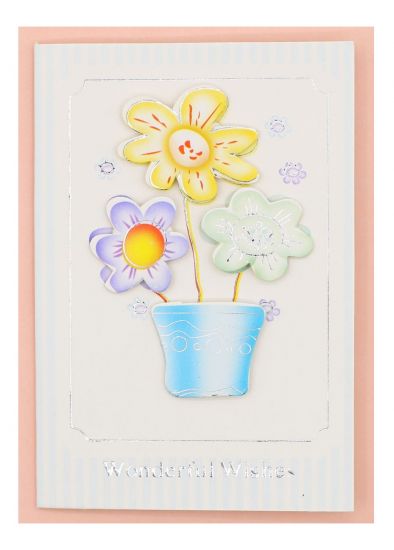 Mini-felicitare cu plic, 10 x 7 cm
