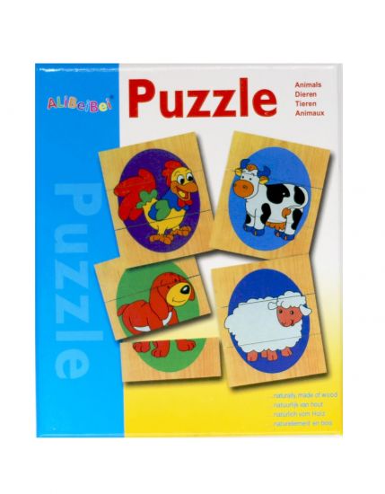 Set 4 puzzle, 12  piese - Animals 29368