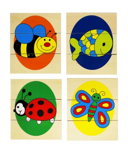 Set 4 puzzle, 12 piese - Spring 29375